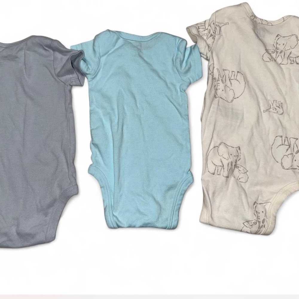 Carter’s Baby Boy Bodysuit Bundle (3-Pack) – Size 3 Months - Picture 2 of 2